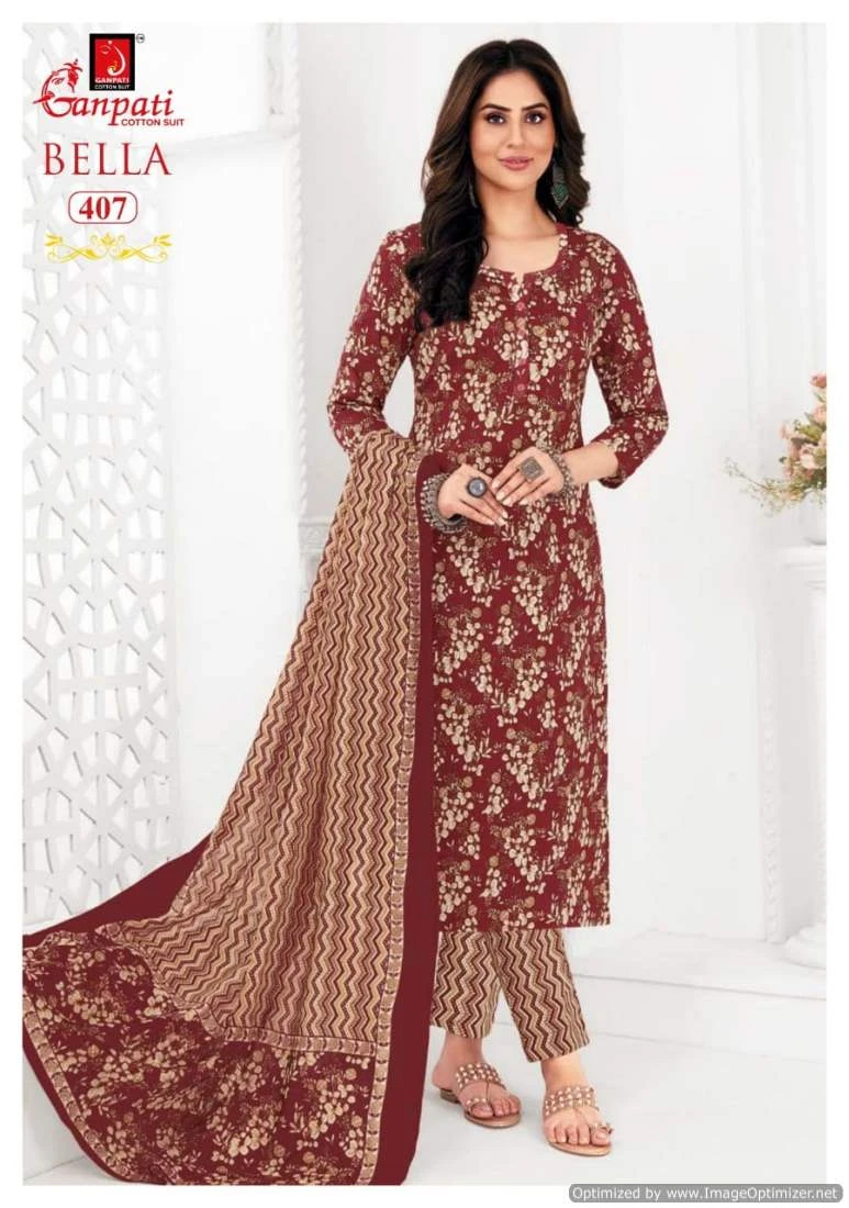 Ganpati Bella Vol 4 Cotton Wholesale Readymade Salwar Suit Catalog — Wholesale Salwar Suits, Ganpati wholesale from Surat - Gallery Image 8